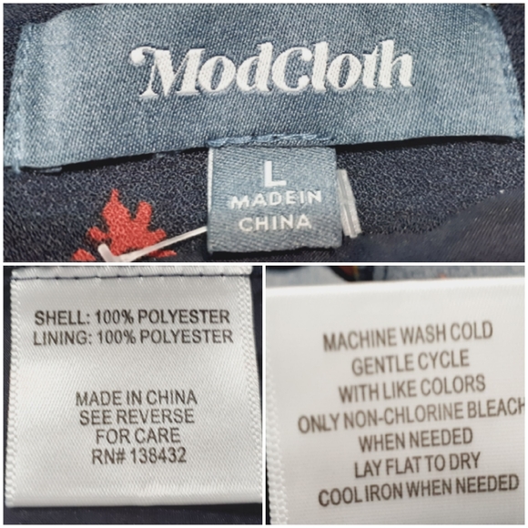 Modcloth Dress Sentimental Floral Print Size Large - Picture 12 of 12